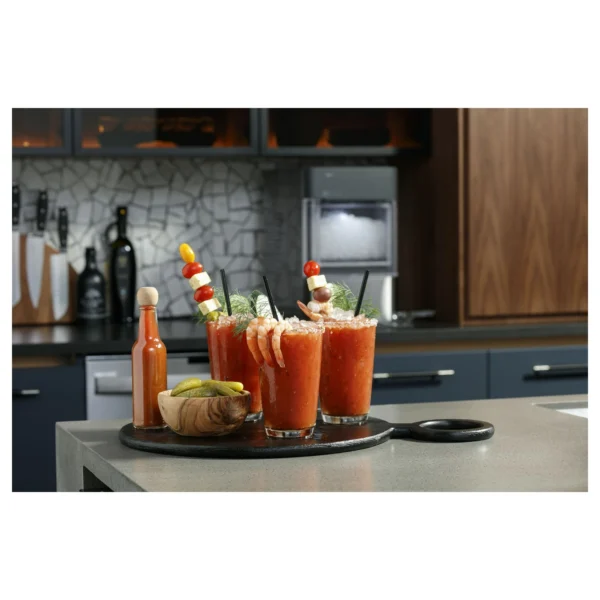 GE Profile Opal 2.0 | Countertop Nugget Ice Maker | Ice Machine with WiFi Connectivity | Smart Home Kitchen Essentials | Stainless Steel - Image 2