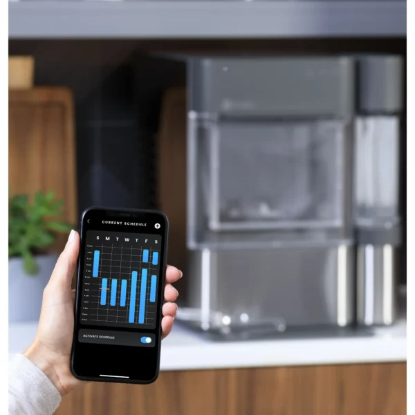 GE Appliances 38 lbs Capacity Built-In Ice Maker, Black Stainless Steel - Image 10